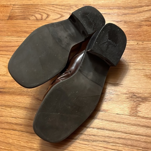 Bandolino brown leather slides, with flowers- size 7 1/2 - Picture 4 of 8